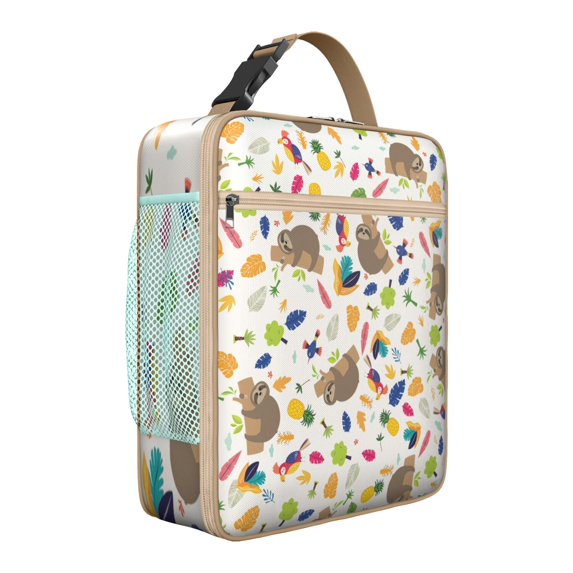 Sloth Insulated Lunch Bag Box Teen Reusable Lunch Tote Bag Fit Most Bento Boxes Lunch Box Containers Office Travel