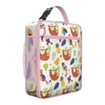 thumbnail image 1 of Sloth Insulated Lunch Box Women Reusable Lunch Bag with Front Pocket Lunch Tote Portable Bag Picnic Travel, 1 of 4