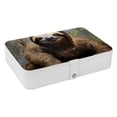 thumbnail image 1 of Sloth Jewelry Organizer Travel Organizer Display Case - PU Leather with Removable Compartment, Portable, 1 of 6