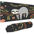 thumbnail image 1 of Sloth Large Mouse Pad Gaming Office Keyboard Desk Mat for Computer Play Game Study Non-Slip Waterproof XXL (31.5 x 11.8 inch) Decor Accessories, 1 of 6