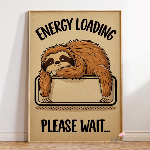 Sloth Lazy Animal Wall Decor