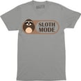 thumbnail image 1 of Sloth Mode Activated Funny Slogan Gift Present Birthday Fathers Day Tee Shirt, 1 of 4