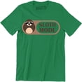 thumbnail image 1 of Sloth Mode Activated Funny Slogan Gift Present Birthday Fathers Day Tee Shirt, 1 of 4