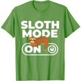 thumbnail image 1 of Sloth Mode on Sleeping Sloth Animal Nature Lover Zookeeper Unisex T-Shirt for Men Women Kids Toddler, 1 of 5