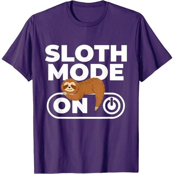 Sloth Mode on Sleeping Sloth Animal Nature Lover Zookeeper Unisex T-Shirt for Men Women Kids Toddler
