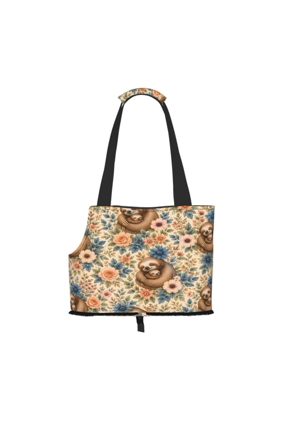 Sloth Mom Pet Tote Bag Lightweight Shoulder Bag for Shopping and Travel