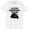 thumbnail image 1 of Sloth Napping Team Let's Nap Instead Funny Men's T-Shirt, 1 of 4