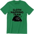 thumbnail image 1 of Sloth Napping Team Let's Nap Instead Funny Men's T-Shirt, 1 of 4