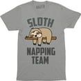 thumbnail image 1 of Sloth Napping Team Let's Nap Instead Funny Men's Tee Shirt, 1 of 4