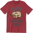 thumbnail image 1 of Sloth Napping Team Let's Nap Instead Funny Men's Tee Shirt, 1 of 4