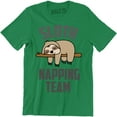 thumbnail image 1 of Sloth Napping Team Let's Nap Instead Funny Men's Tee Shirt, 1 of 4