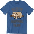 thumbnail image 1 of Sloth Napping Team Let's Nap Instead Funny Men's Tee Shirt, 1 of 4