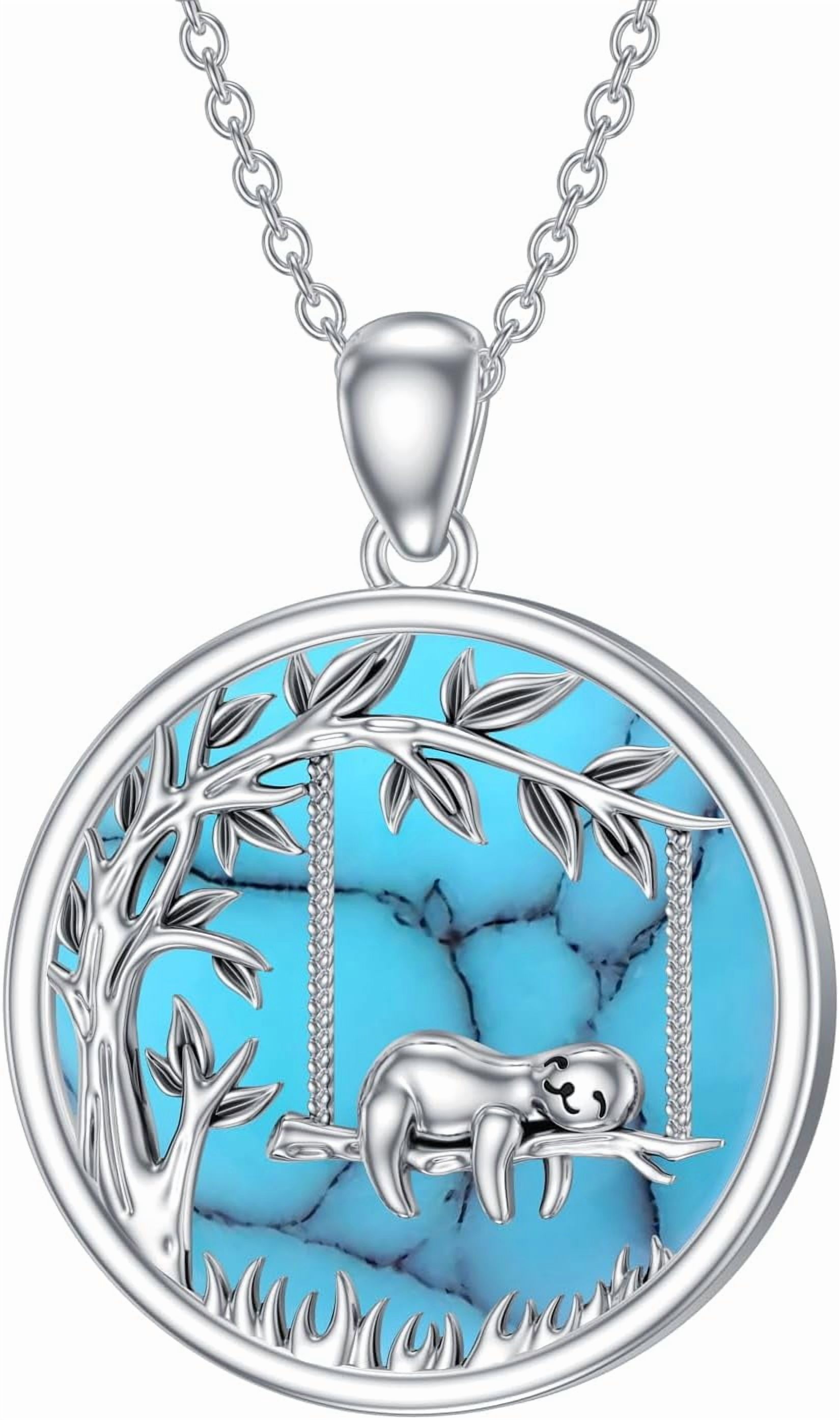 Sterling Silver Polar Bear Charm Pendant Necklace For Women - 18 Inch Chain, Hypoallergenic Gift