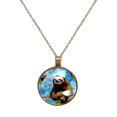 thumbnail image 1 of Sloth Necklace Personalized Custom Photo Round Pendant Adjustable Stainless Steel Necklaces with Gift Box for Men Women Mothers Valentine's Jewelry Gift, 1 of 6