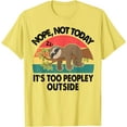 thumbnail image 1 of Sloth Nope Not Today Its Too Peopley Outside Funny Introvert Unisex T-Shirt for Men Women Kids Toddler, 1 of 5