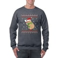 thumbnail image 1 of Sloth On A Candy Cane Sweatshirt Men -Smartprints Designs, Male 4X-Large, 1 of 4
