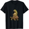 thumbnail image 1 of Sloth Riding Tortoise - Sloth Riding Turtle T-Shirt, 1 of 5