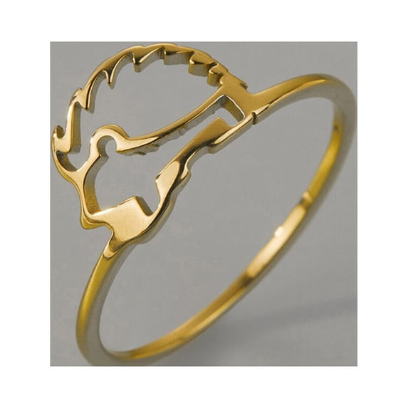 Sloth Ring Stainless Steel Jewelry Handmade Women Gift