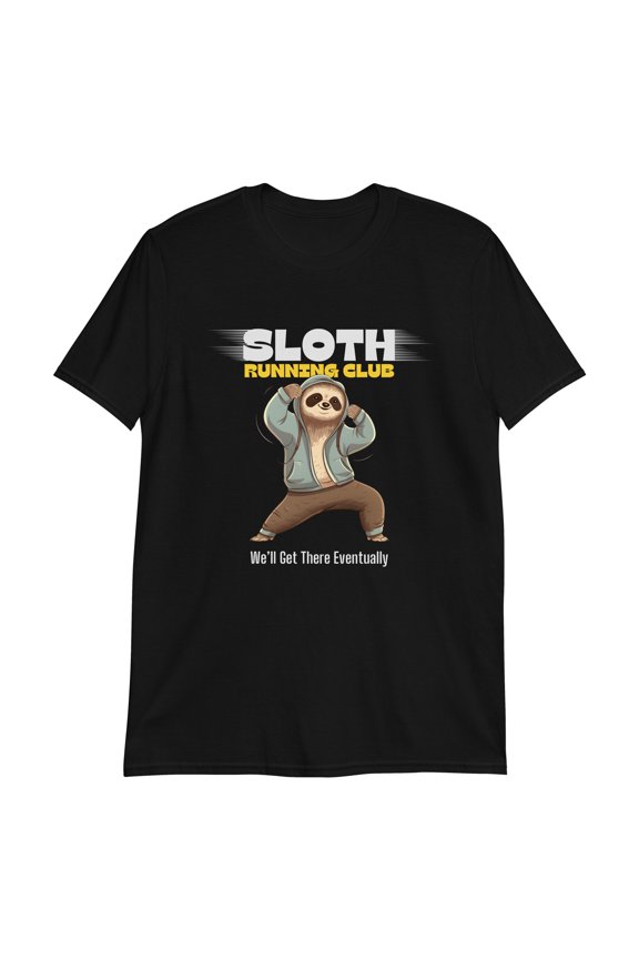 Sloth Running Circle T-Shirt