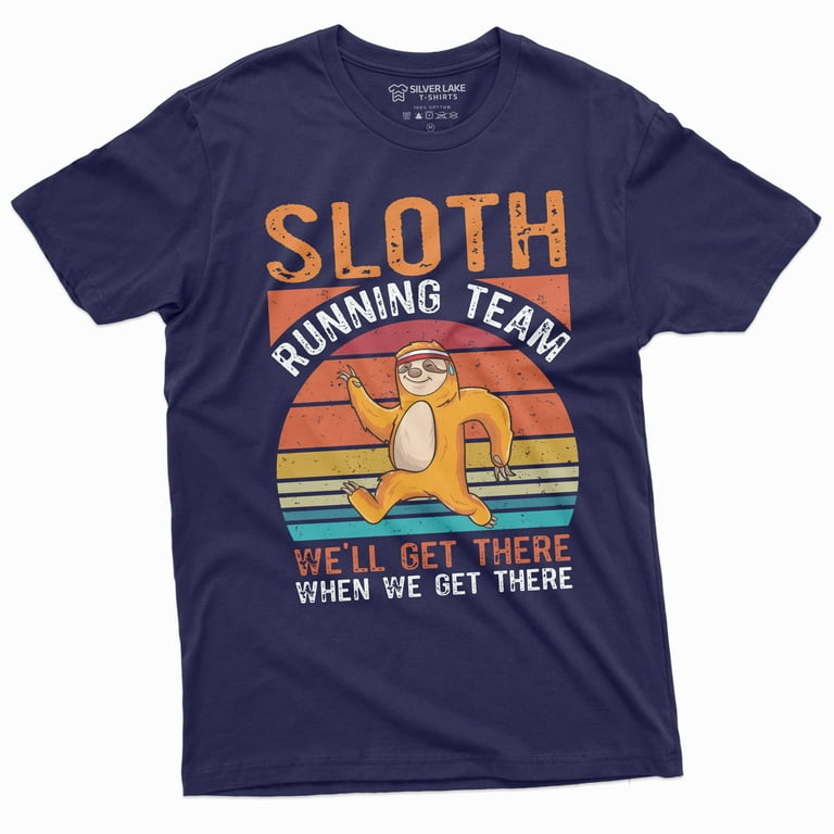 Running Funny T-Shirt Team Sloth Marathon Running Funny T-Shirt Team Sloth Marathon