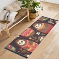 thumbnail image 1 of Sloth Russian Dolls Leaves Runner Rug Machine Washable Area Rugs Carpet Non Slip Entryway Mat for Bedroom Entryway Front Door, 1 of 7