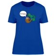 thumbnail image 1 of Sloth Saying Be Happy T-Shirt Women -Image by Shutterstock, Female Large, 1 of 2