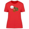 thumbnail image 1 of Sloth Saying Be Happy T-Shirt Women -Image by Shutterstock, Female Large, 1 of 2