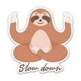 thumbnail image 1 of Sloth Slow Down - 5" Vinyl Sticker - For Car Laptop I-Pad - Waterproof Decal, 1 of 1