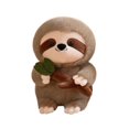 thumbnail image 1 of Sloth Stuffed Animals Sloth Plush Toys Large Cute Soft Cuddly Plushies Toys Fluffy Plushy Plushie Dolls Huggable Pillow Cushion Birthday Gifts for Girls Boys Adults Decors, 12 Inch (Gray), 1 of 5