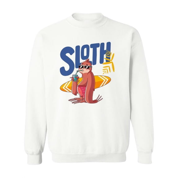 Sloth Surfer. Sweatshirt Women -Image by Shutterstock, Female x-Large