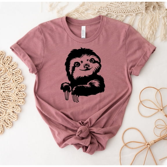 Sloth T-shirt, Cute Sloth Shirt, Sloth, Lazy People Top, Nap Tee, Lazy Animal Shirt, Trendy Sloth T-shirt, Sloth Family Tes All Size S-5Xl
