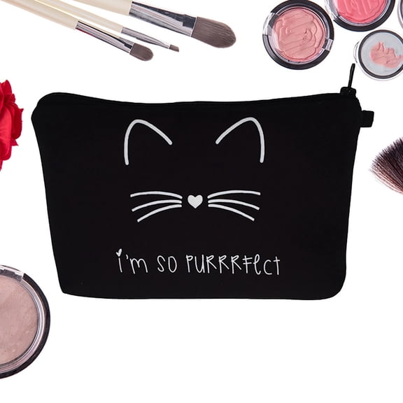 Sloth Themed Cosmetic Organizer Bag Roomy Travel Toiletry Accessories For Women Adorable Makeup Storage