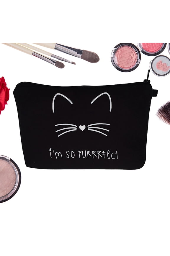 Sloth Themed Cosmetic Organizer Bag Roomy Travel Toiletry Accessories For Women Adorable Makeup Storage