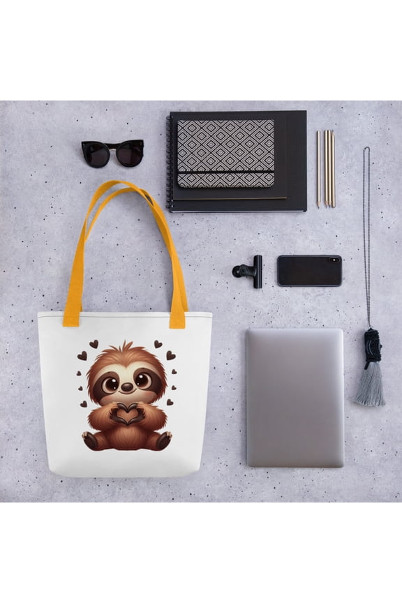 Sloth Tote bag (Yellow)