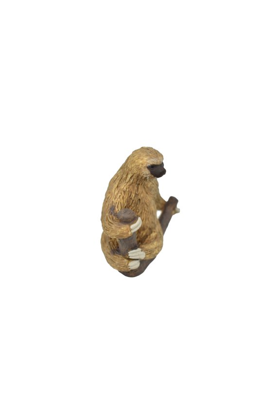 Sloth Two-Toed, Realistic Small Toy Model Plastic Replica Rainforest Animal, Kids Educational Gift 2.5" M081B644