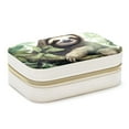 thumbnail image 1 of Sloth Velvet Earring Organizer Jewelry Box with Removable Compartment - Portable Velvet Jewelry Organizer - Gift-ready Jewelry Boxes, 1 of 7