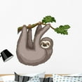 thumbnail image 1 of Sloth Wall Decal Mural by Wallmonkeys Peel and Stick Graphic (36 in W x 34 in H) WM187519, 1 of 4