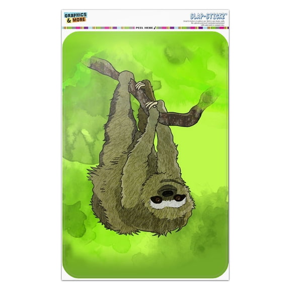 Sloth Watercolor Home Business Office Sign