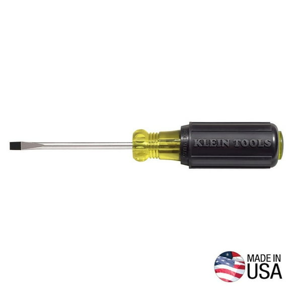 Cabinet-Tip Cushion-Grip Screwdriver, 3/16 in, 6 3/4 in Overall L