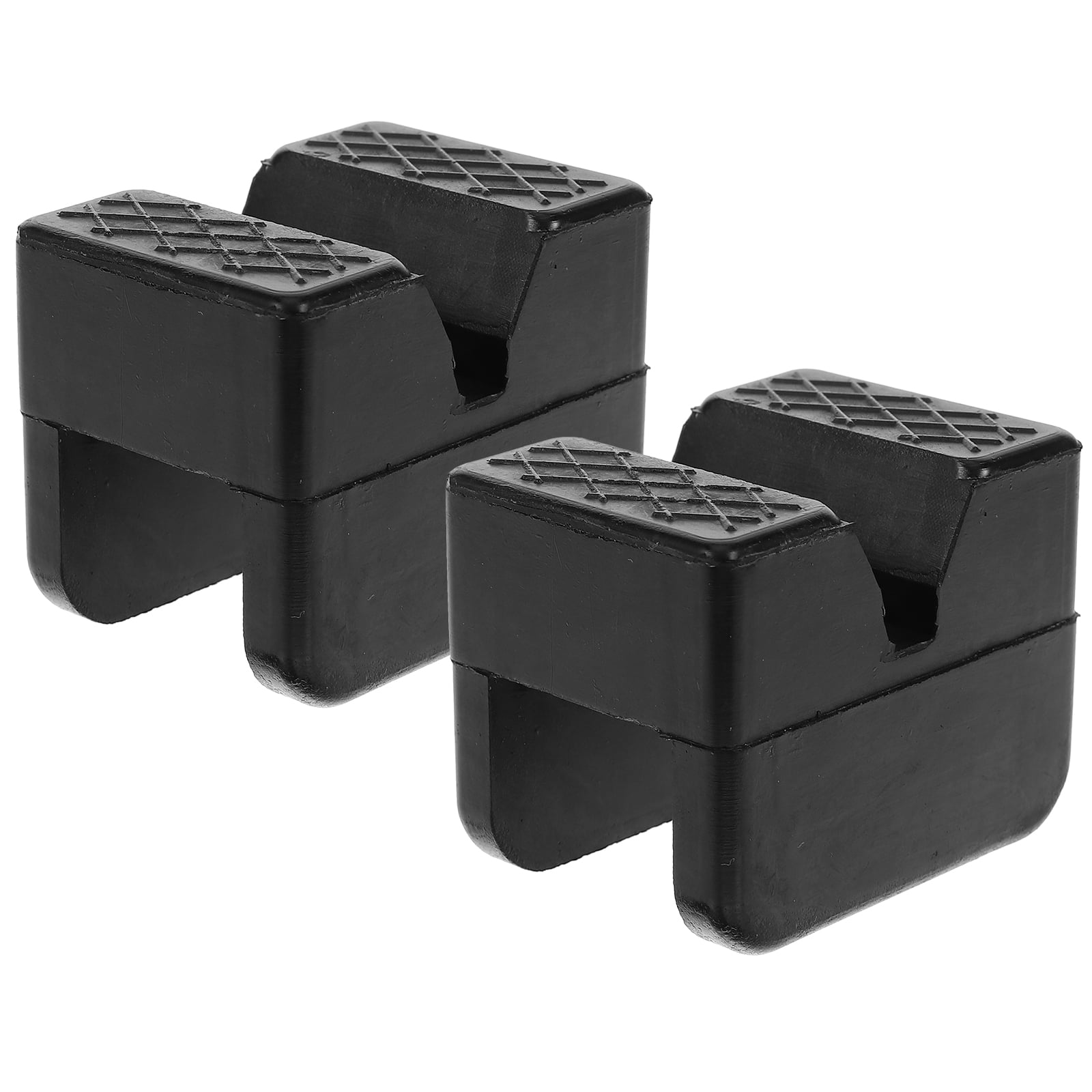 Slotted Jack Pad Car Rubber Blocks Caravan Leg Pads 2pcs Prevent