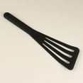 thumbnail image 1 of Slotted Nylon Kitchen Spatula Turner, Flexible Fish Frying Flipper, 1 Count, 12.3 Inch Iron, Black Non Stick Cookware Safe, Heat Resistant Cooking Tool, Viral Food Prep Hack, 1 of 4