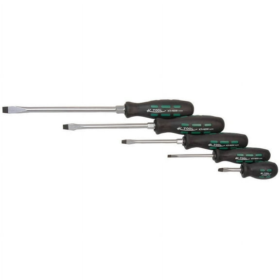 Slotted Screwdriver Set, 5 Pieces
