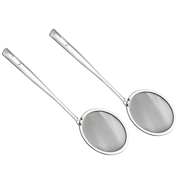 Slotted Skimmer Spoons for Frying Filter Strainer Stainless Steel Colander Kitchen Tool Soy Milk Flour