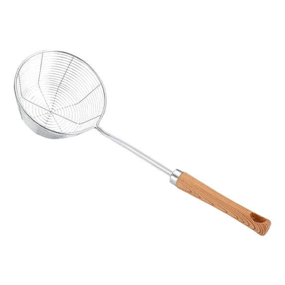 Slotted Spoon,1 Pack Stainless Steel Strainer,Spoon for Frying and Cooking,Frying Strainer, Kitchen Cooking Colander,Stainless Steel Wire Strainer Ladle for Cooking and Frying,Kitchen Utensils(14CM)
