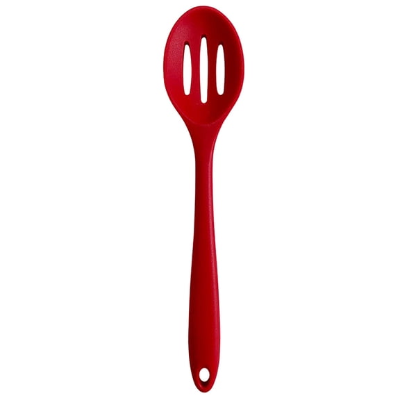Slotted Spoon Heat Resistant Kitchen Cooking Spoon Nonstick BPA Free Long Handle Cooking Ladle Strainer for Mixing Serving Stirring Basting Frying Draining