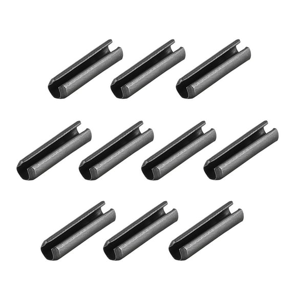 Slotted Spring Pin -5mm x 20mm Plain Finish 65Mn Roll Assortment Kit for Small Machine Projects 30Pcs