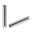 thumbnail image 1 of Slotted Spring Pin M2 x 12mm 304 Stainless Steel Split Spring Roll Dowel Pins Plain Finish 20Pcs, 1 of 3