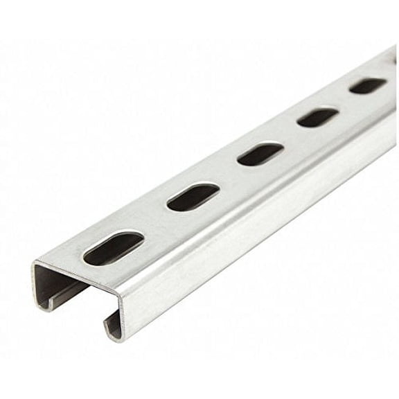 Slotted Standard 1-5/8 in x 13/16 in Strut Channel, 304 Stainless Steel, 14 ga, 5 ft-Each