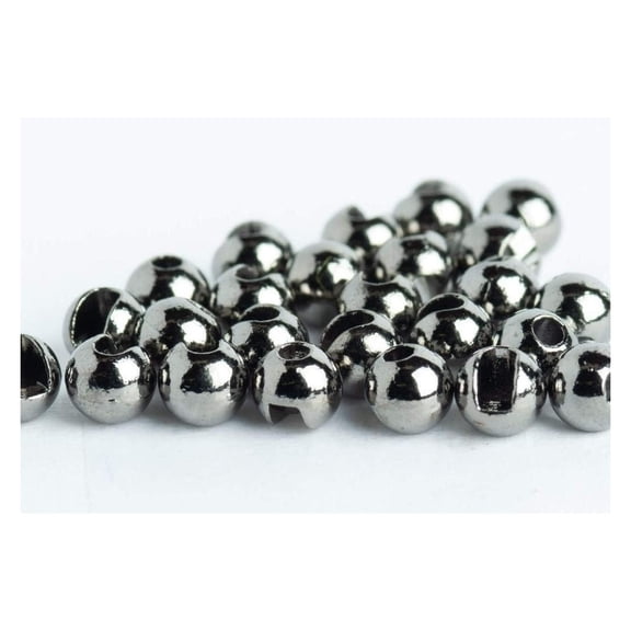Slotted Tungsten Beads for Fly Tying - 100 Pack