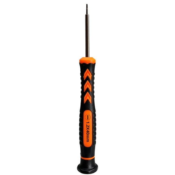 FlatHead 1.2mm Screwdriver Slotted Precision Flat Blade Magnetic Tip Rotating Cap Repair Hand Tool 40mm Blade Length